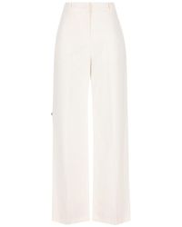 Fendi - Cotton Trousers - Lyst