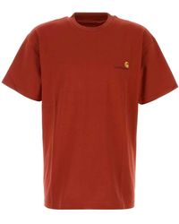 Carhartt - S/S American Script T-Shirt Organic Cotton Single - Lyst