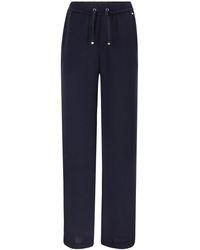 Herno - Flowing Wide-Leg Trousers With Drawstring - Lyst
