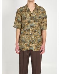 Saint Laurent - All-Over Print Boxy Shirt - Lyst