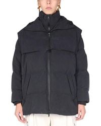 Bottega Veneta - Satin Poplin Hooded Down Jacket - Lyst