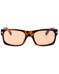 Tom Ford - Havana Acetate Sunglasses - Lyst
