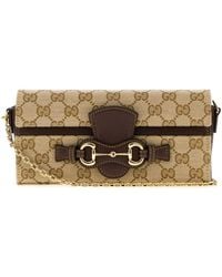 Gucci - Gg Fabric Wallet - Lyst