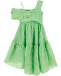 Cecilie Bahnsen - Silk Blend Soon Mini Dress - Lyst