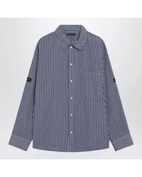 Balenciaga - Oversize And Striped Shirt - Lyst