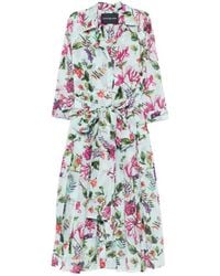 Samantha Sung - Audrey Cotton Midi Dress - Lyst
