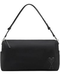 Ami Paris - Marcel Large Nylon Shoulder Bag - Lyst