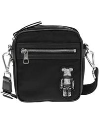 Neil Barrett - Bearbrick Logo Nylon Twill Crossboby Bag - Lyst