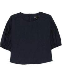 Emporio Armani - Cotton Blouse - Lyst