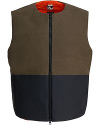 GR10K - Cotton Sleeveless Jacket Jackets And Coats - Lyst