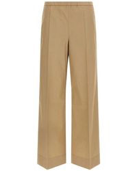 Moncler - Loose Cotton Pants - Lyst