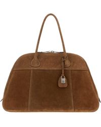 Miu Miu - Suede Vivant Shopping Bag - Lyst