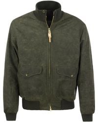 Manifattura Ceccarelli - Water-Repellent Cotton Bomber Jacket - Lyst