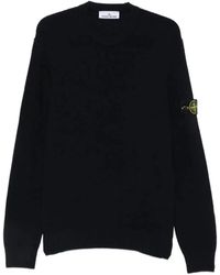 Stone Island - Jersey With Logo Patch - Lyst