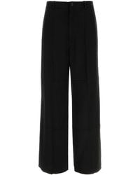 Balenciaga - Twill Wide-Leg Pant - Lyst
