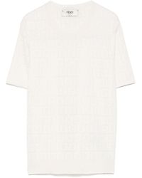 Fendi - Ff Knitted Sweater - Lyst