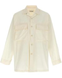 Jil Sander - Cotton Blouse - Lyst