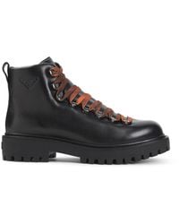 Prada - Nero St Moritz Boots - Lyst