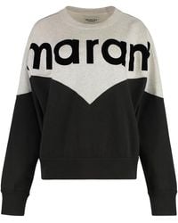Isabel Marant - Isabel Marant Etoile Houston Cotton Blend Crew-Neck Sweatshirt - Lyst
