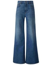 Chloé - High-Rise Flare Denim Pant - Lyst