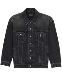 Saint Laurent - Oversized 70S Denim Jacket - Lyst