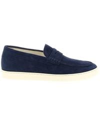 Brunello Cucinelli - Calfskin Slip-On Loafers - Lyst