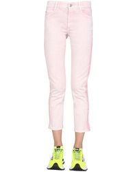 Stella McCartney - Jeans With Logo Bands - Lyst