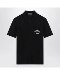 Givenchy - Dark Polo Shirt With Logo Embroidery - Lyst