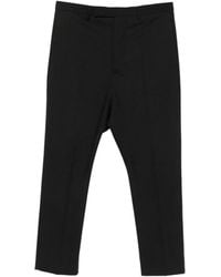 Rick Owens - Astaires Pressed-Crease Straight-Leg Trousers - Lyst