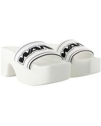 【関税込み】Aw Webbing Platform Sandals - Alexander Wang - P Alexander Wang Taji Platform Sandal In Washed Denim in Blue