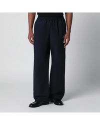 Willy Chavarria - Pinstripe Jogging Trousers With Logo Embroidery - Lyst