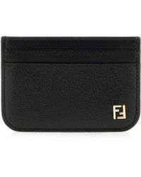 Fendi - Leather Ff Card Holder - Lyst