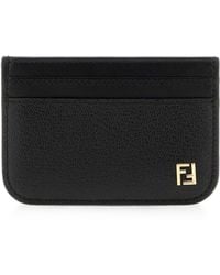 Fendi - Leather Ff Card Holder - Lyst