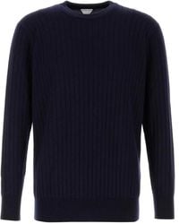 Bottega Veneta - Dark Wool Sweater - Lyst