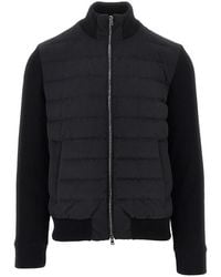 Herno - Resort Flannel And Knitted Jacket - Lyst