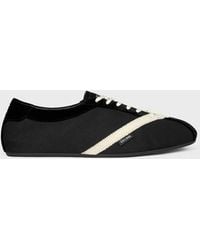 Celine - Ribbed-Knit Panelled Sneakers - Lyst