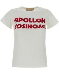 Valentino - Tshirt With Apollon/Dionysus Print - Lyst