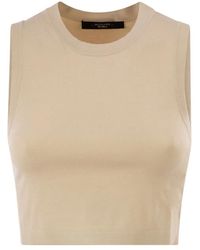 Weekend by Maxmara - Wkibombo – Sleeveless Viscose Knit Top - Lyst
