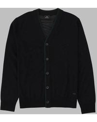 Paul Smith - V-Neck Button-Down Merino Wool Cardigan - Lyst