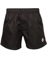 Moncler - Logo Swimshorts - Lyst