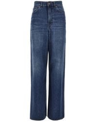 Chloé - Cotton Jeans Denim - Lyst