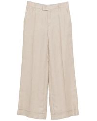 Brunello Cucinelli - Linen Pants - Lyst