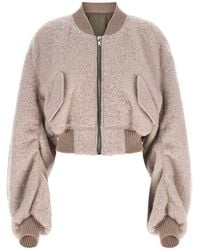Rick Owens - 'Secchia Cropped Flight' Bomber Jacket - Lyst