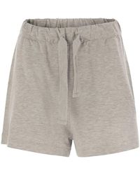Majestic - Shorts With Drawstring Waist - Lyst
