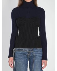 Jean Paul Gaultier - Ribbed Knit Pullover - Lyst