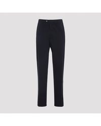 Canali - Tailored Trousers With Cotton-Elastane Blend - Lyst