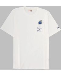 MC2 Saint Barth - T-Shirt Con Ricamo - Lyst