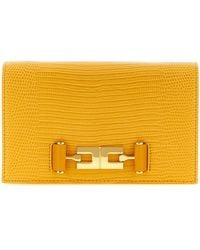 Elisabetta Franchi - Lizard Print Crossbody Bag - Lyst