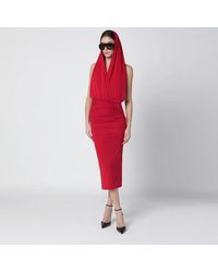 ANDAMANE - Annie Hooded Midi Dress - Lyst