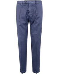 Michael Coal - Linen Classic Trousers - Lyst